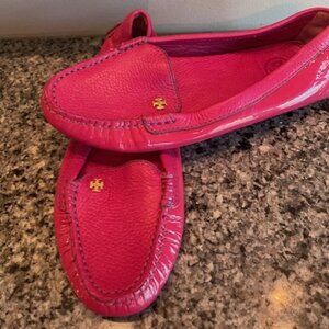 Tory Burch Hot Pink driving mocasin